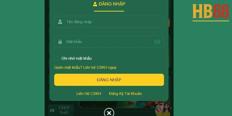 Đăng nhập HB88: Giải quyết các lỗi thường gặp khi truy cập 4 Đăng nhập HB88