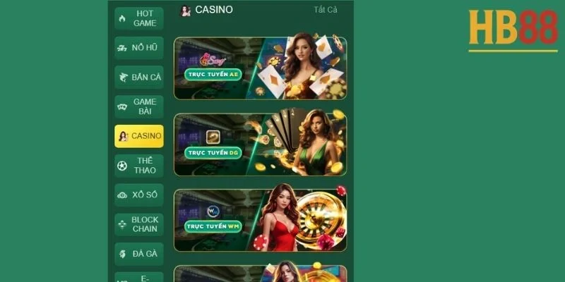 Review sảnh HB88 Casino: Đánh giá chi tiết từ người chơi 4 Review sảnh HB88 Casino
